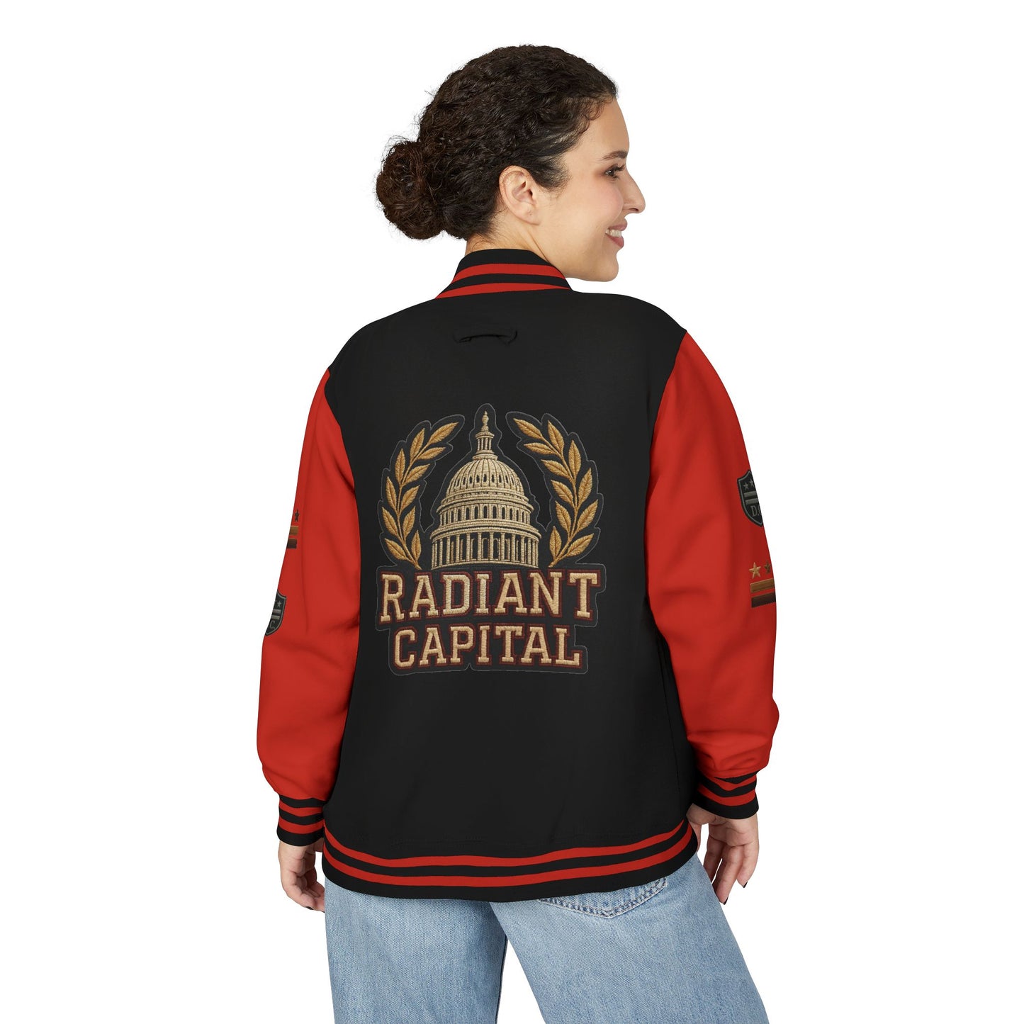 DC "Chocolate City" Varsity Jacket — DC Patches Letterman Jacket