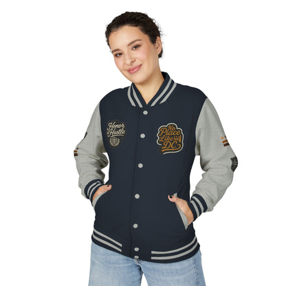 DC "Chocolate City" Varsity Jacket — DC Patches Letterman Jacket
