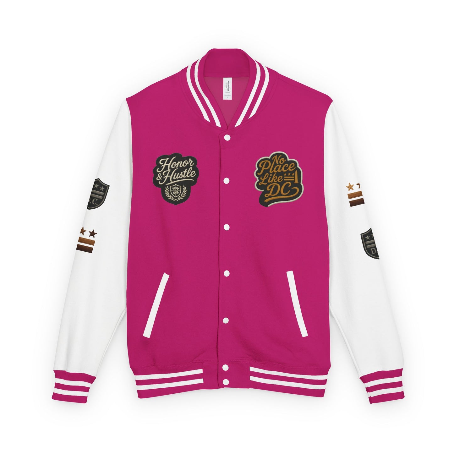 DC "Chocolate City" Varsity Jacket — DC Patches Letterman Jacket