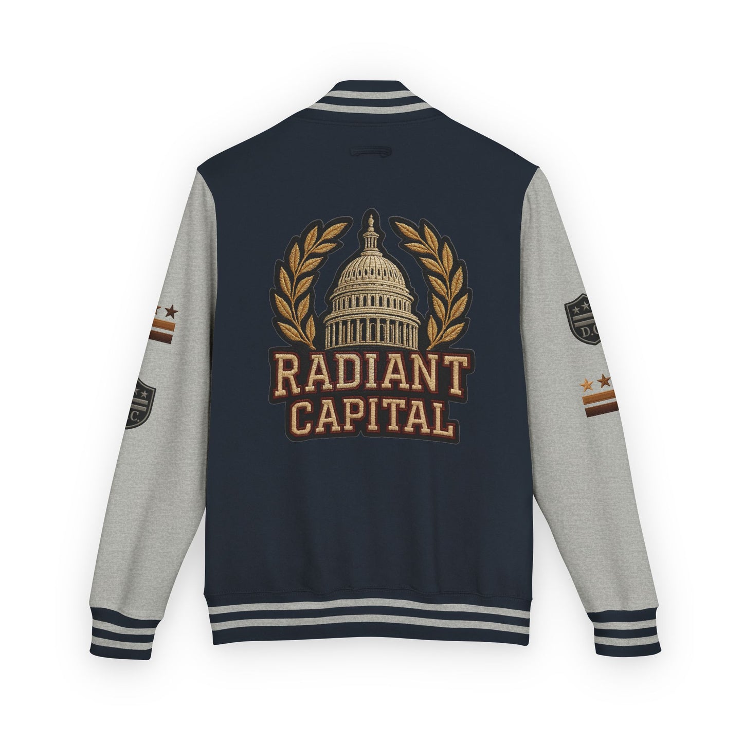 DC "Chocolate City" Varsity Jacket — DC Patches Letterman Jacket