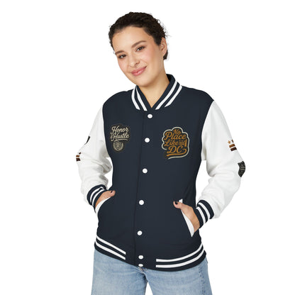 DC "Chocolate City" Varsity Jacket — DC Patches Letterman Jacket