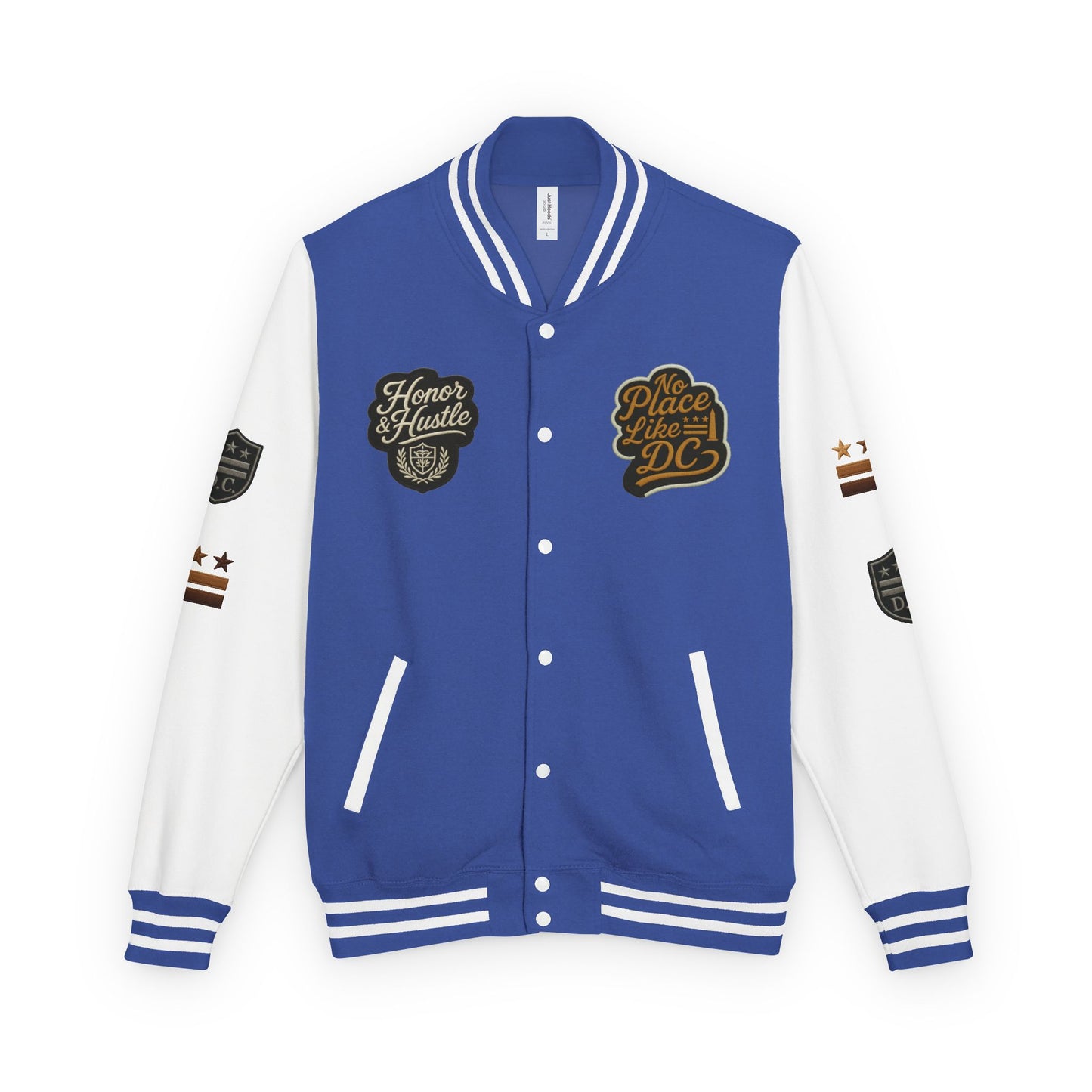 DC "Chocolate City" Varsity Jacket — DC Patches Letterman Jacket