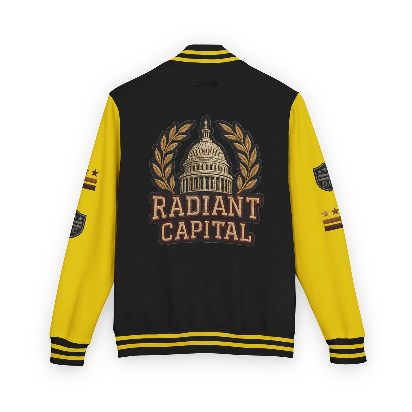 DC "Chocolate City" Varsity Jacket — DC Patches Letterman Jacket