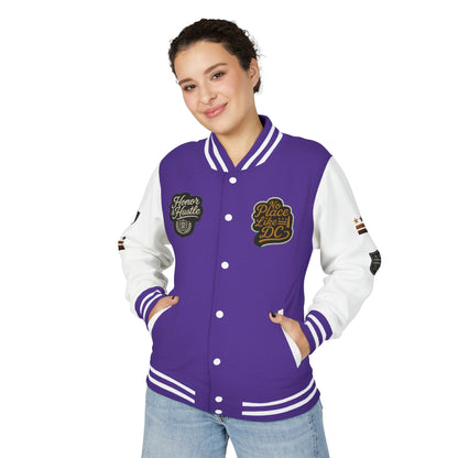 DC "Chocolate City" Varsity Jacket — DC Patches Letterman Jacket