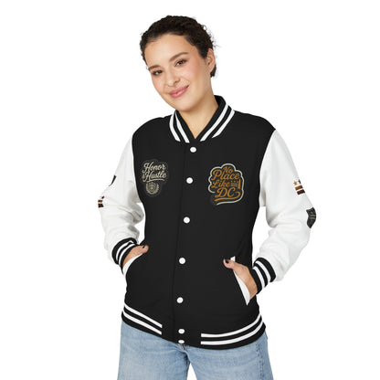 DC "Chocolate City" Varsity Jacket — DC Patches Letterman Jacket