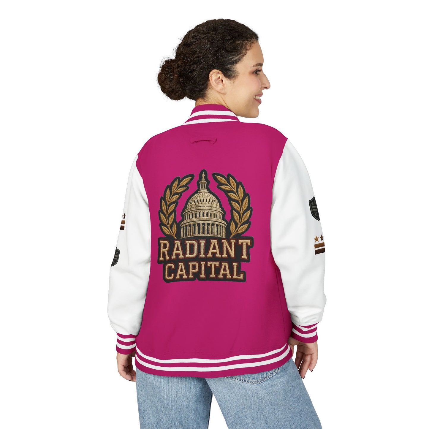 DC "Chocolate City" Varsity Jacket — DC Patches Letterman Jacket