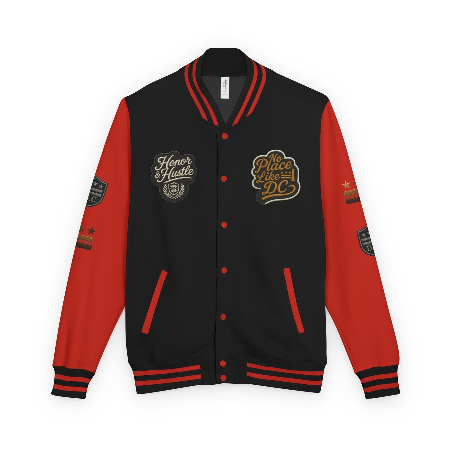 DC "Chocolate City" Varsity Jacket — DC Patches Letterman Jacket