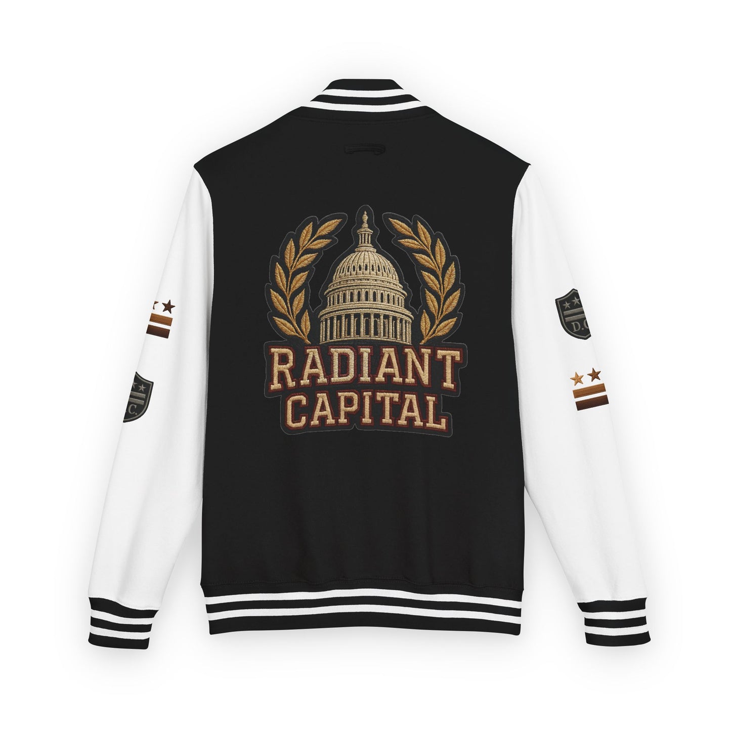 DC "Chocolate City" Varsity Jacket — DC Patches Letterman Jacket