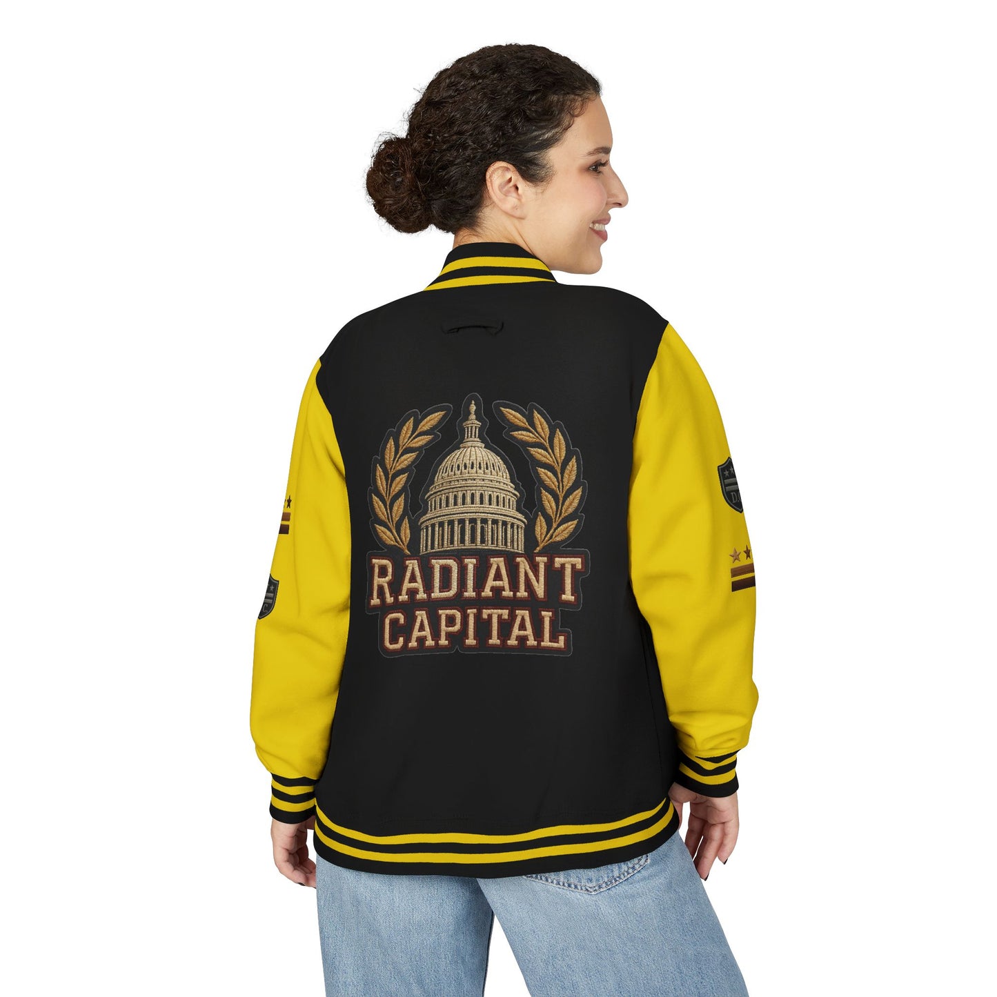 DC "Chocolate City" Varsity Jacket — DC Patches Letterman Jacket