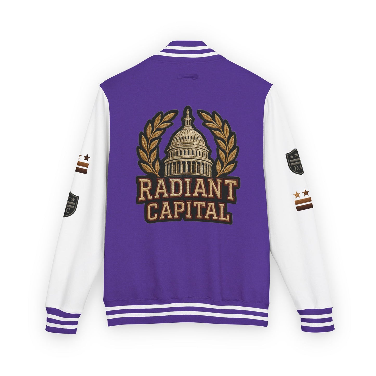 DC "Chocolate City" Varsity Jacket — DC Patches Letterman Jacket