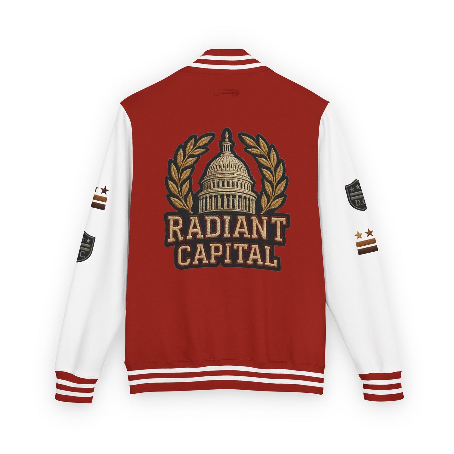 DC "Chocolate City" Varsity Jacket — DC Patches Letterman Jacket