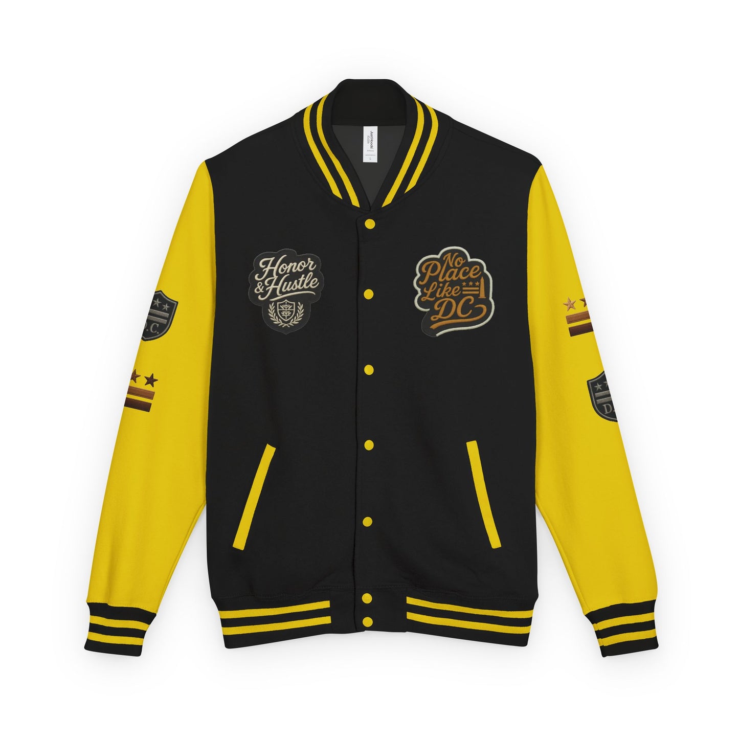DC "Chocolate City" Varsity Jacket — DC Patches Letterman Jacket