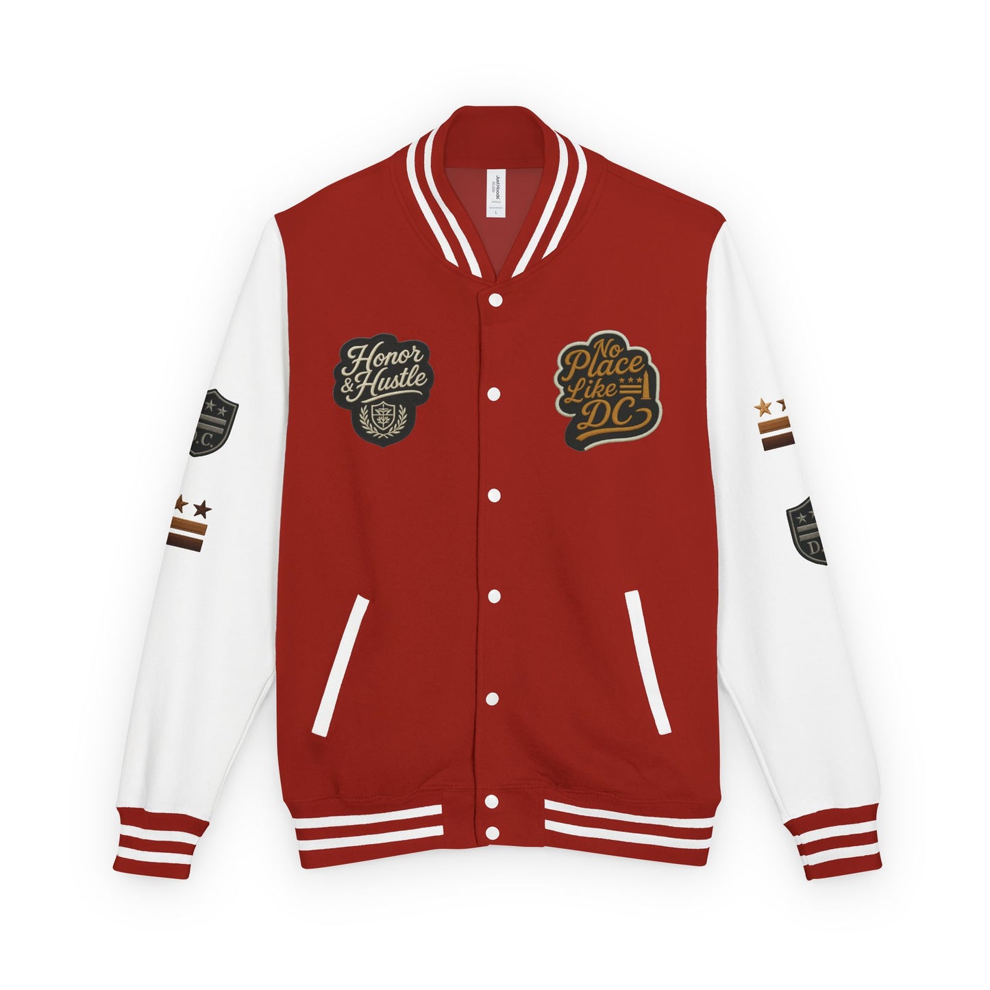 DC "Chocolate City" Varsity Jacket — DC Patches Letterman Jacket