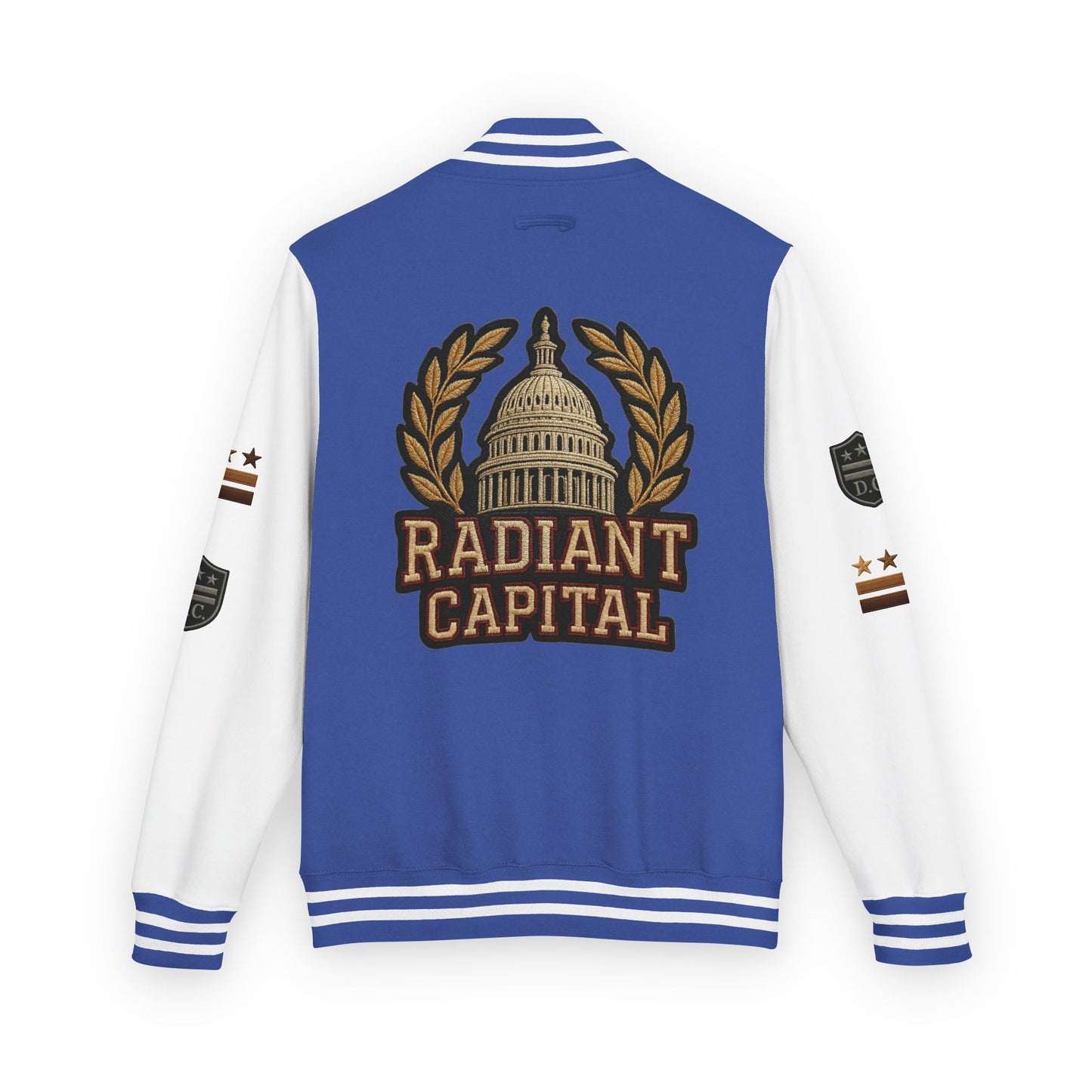 DC "Chocolate City" Varsity Jacket — DC Patches Letterman Jacket