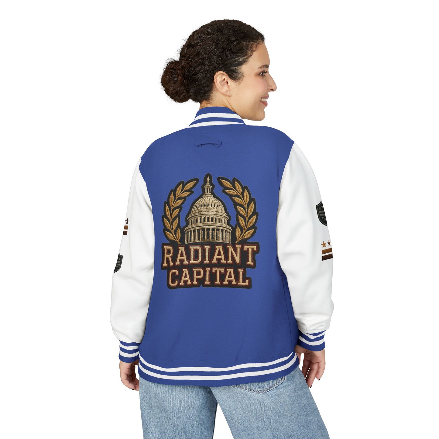 DC "Chocolate City" Varsity Jacket — DC Patches Letterman Jacket
