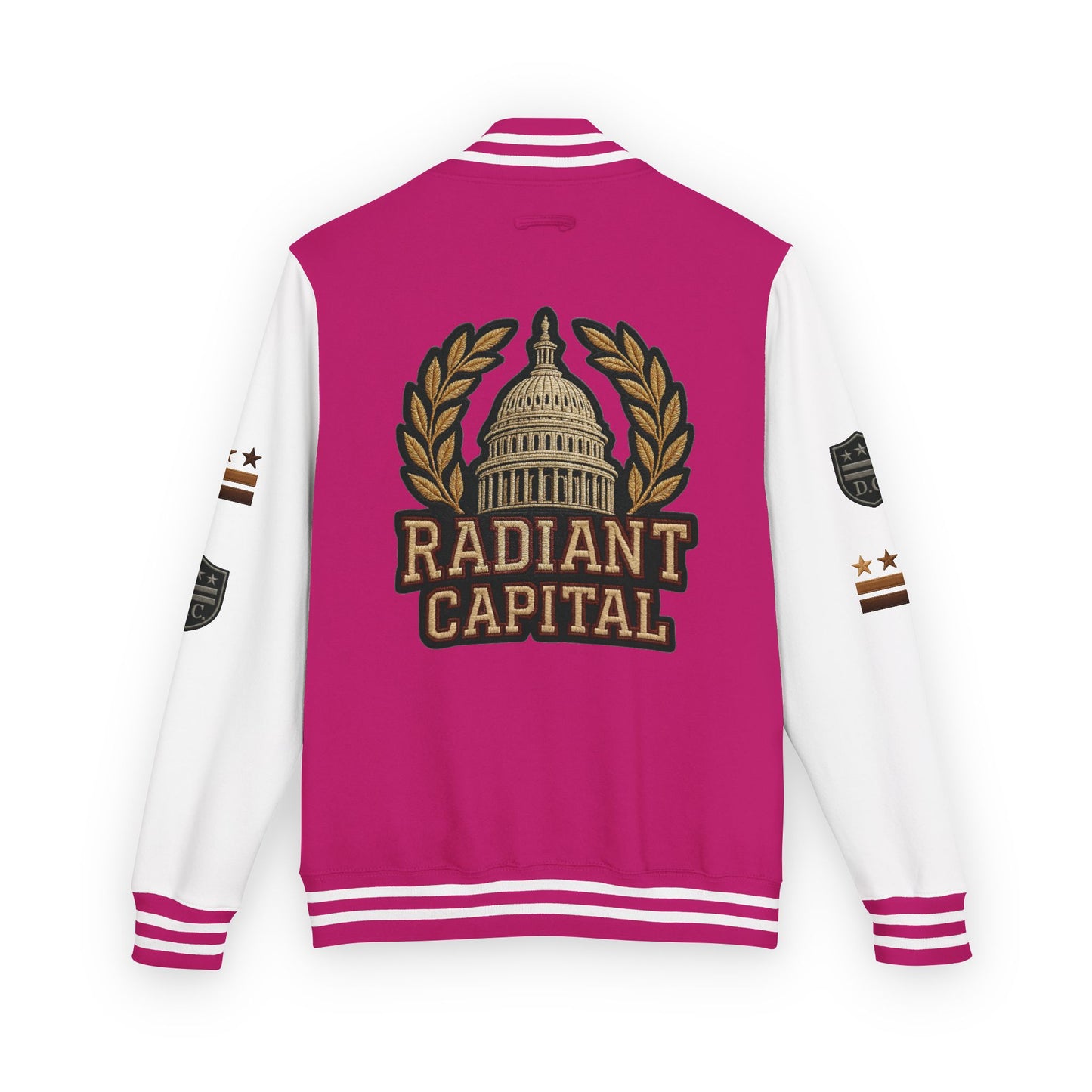 DC "Chocolate City" Varsity Jacket — DC Patches Letterman Jacket
