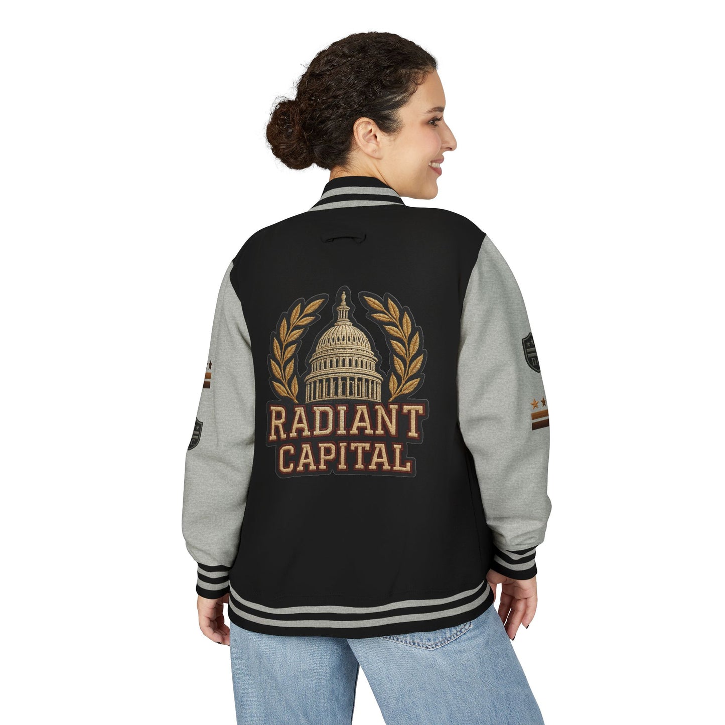 DC "Chocolate City" Varsity Jacket — DC Patches Letterman Jacket