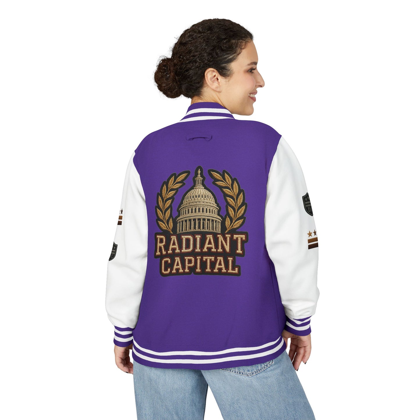 DC "Chocolate City" Varsity Jacket — DC Patches Letterman Jacket