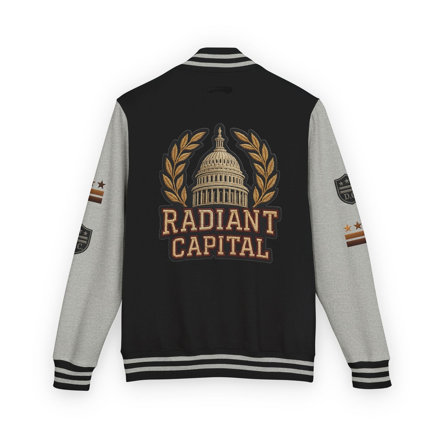 DC "Chocolate City" Varsity Jacket — DC Patches Letterman Jacket