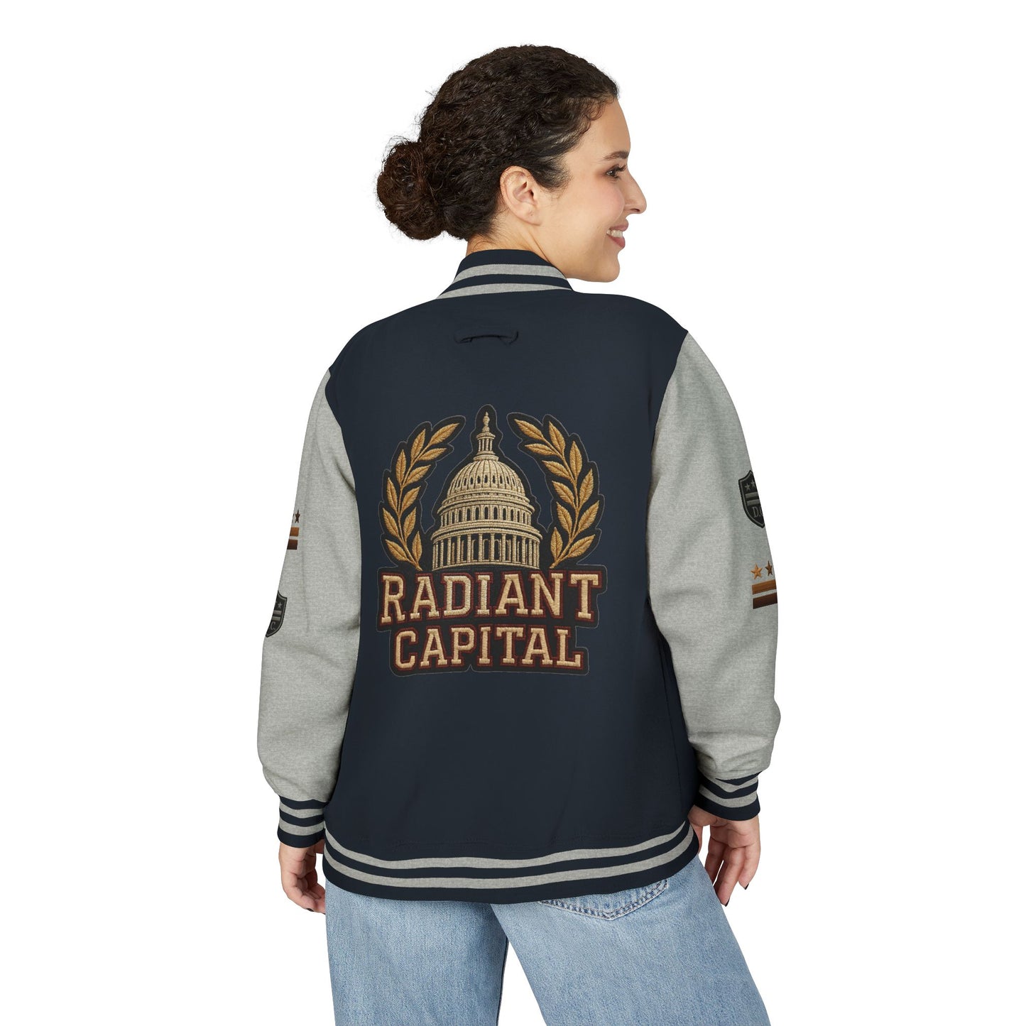 DC "Chocolate City" Varsity Jacket — DC Patches Letterman Jacket